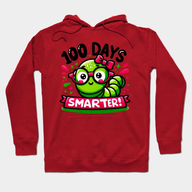 100 days smarter Hoodie by wfmacawrub